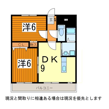 山形駅 徒歩15分 1階の物件間取画像